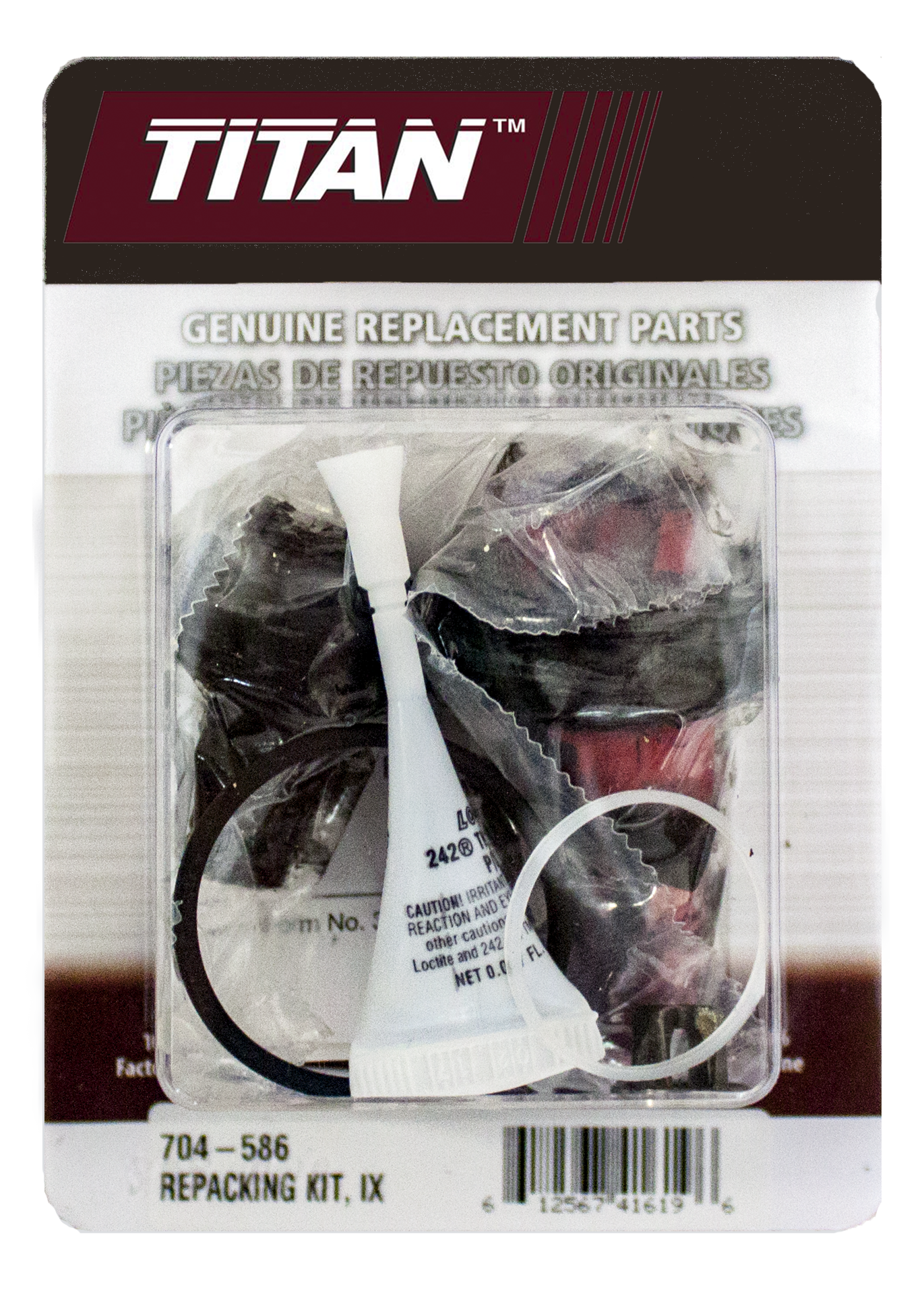 704-586B Titan OEM packing kit for IMPACT 440,540,540IX,640,440ix,640ix SHIPPING INCLUDED